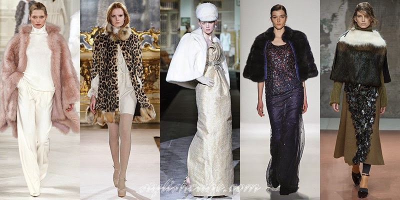 Fall Winter 2014 - 2015 Women's Fur Coats Fashion Trends