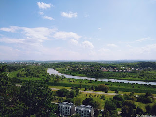 widok na dolinę wisły zamek przegorzały