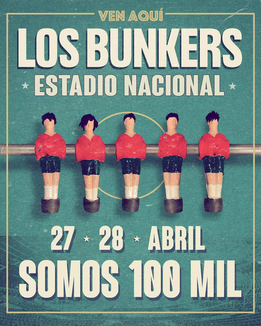 Los Bunkers Regresan al Estadio Nacional: Radios Transmitirán el Concierto en Vivo