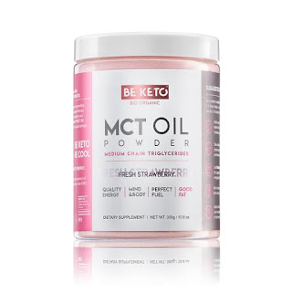 Fresh Strawberry MCT Oil Powder