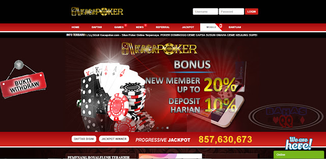 KACAPOKER - SITUS POKER ONLINE INDONESIA