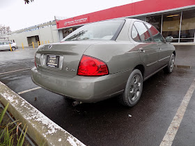 2004 Nissan Sentra with complete car paint job from Almost Everything Auto Body.