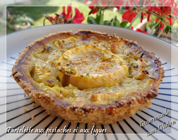 Tartelettes aux pistaches et aux figues, sans gluten