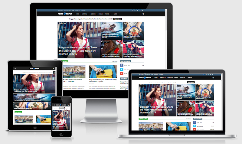 Newspaper 9 Blogger ver. - Responsive Blogger Template