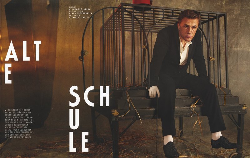 christoph waltz gq. with Christopher Waltz