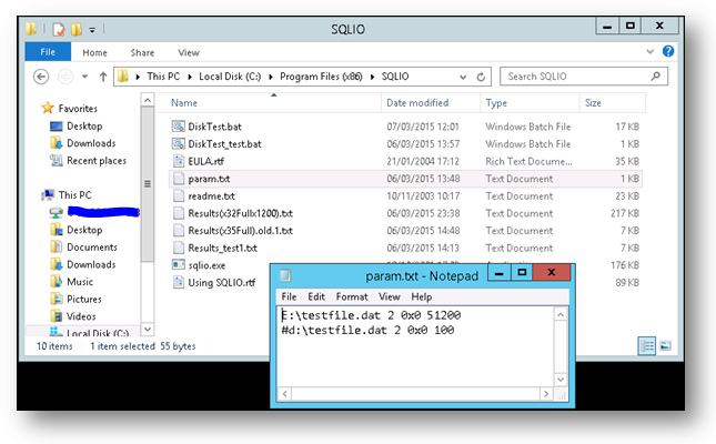 sqlio gui