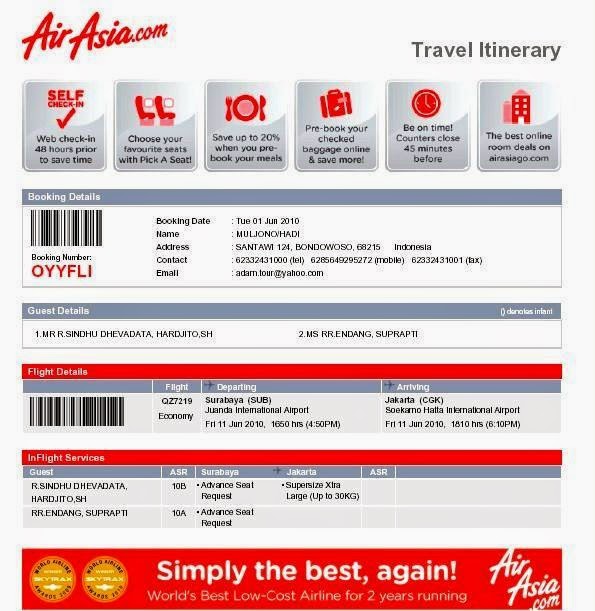 Cara Booking Tiket Pesawat Air Asia Online di Indonesia