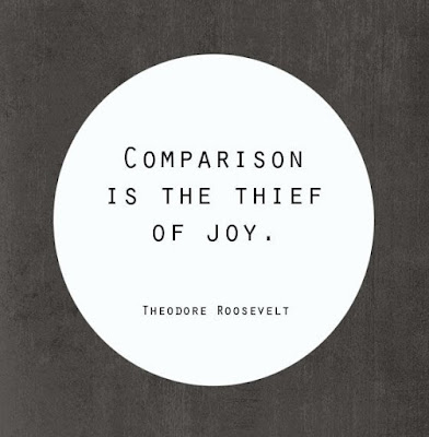 Comparison is the thief of joy