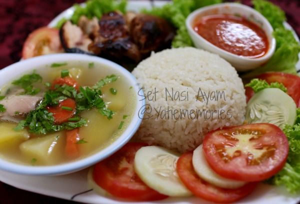 Sinar Kehidupanku**~::: Nasi Ayam, Ayam Goreng Madu, Sos 