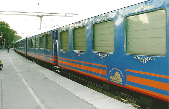 Exterior of Royal Rajasthan on wheel Luxurious Train