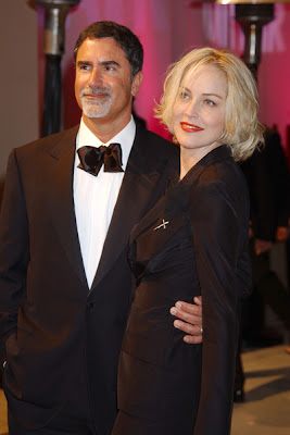 Sharon Stone and Phil Bronstein