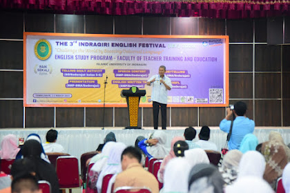 Buka Indragiri English Festival, Wabup Mengaku Bangga dengan Generasi Muda Inhil