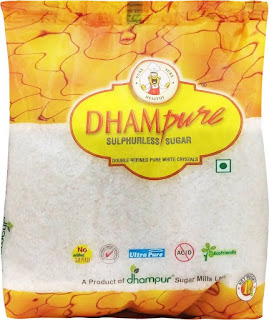 Dhampure Sulphurless Sugar  (1 kg) - flip1deals