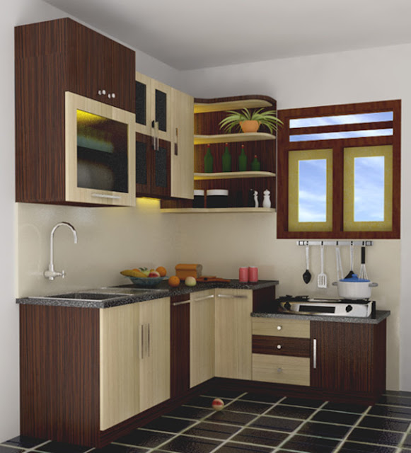 Contoh desain dapur mungil