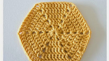 Cómo hacer un hexágono al crochet paso a paso