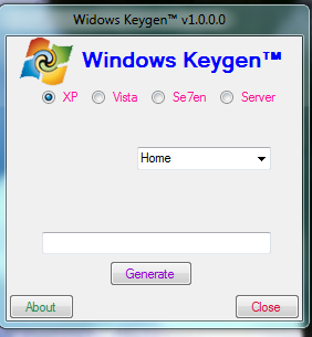 windows, keygen, XP, 7, seven, Vista