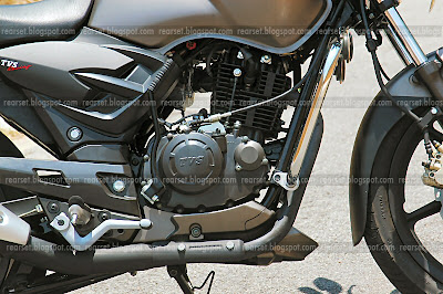 Motorcyclist At Large Tvs Apache Rtr 160 In The Full