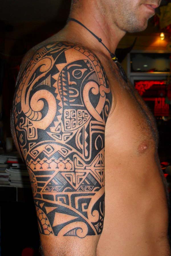 tribal tattoos for men on chest. Chest Tattoos For Men