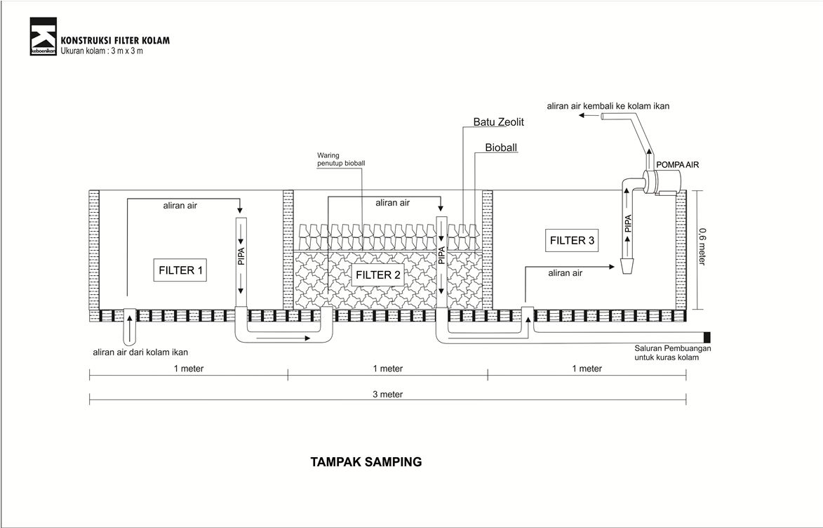 Budidaya Pembenihan Ikan Lele Keboen Ikan Pembuatan Filter Kolam Ikan Agar Air Tetap Jernih