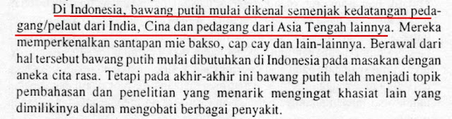 masuknya bawang putih ke indonesia