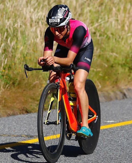 Barbara Riveros finished ninth at Ironman New Zealand
