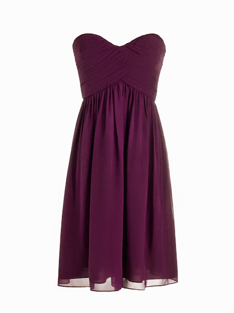 Sweetheart Purple Bridesmaid Dress