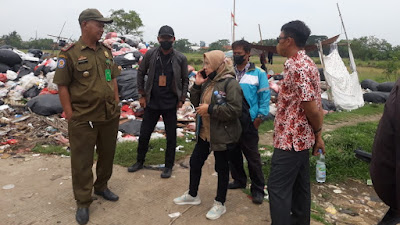 Lapak Sampah Liar di Desa Gintung Tangerang Akan di Tertibkan 