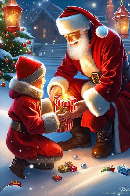 Christmas Wallpaper Santa Claus 2024