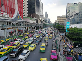 バンコクの渋滞風景