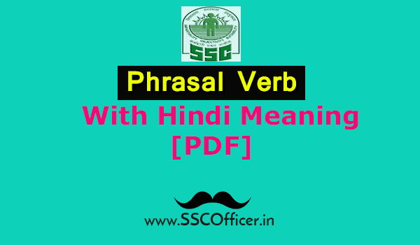 Phrasal Verb Handwritten Notes Free Download Pdf Ssc Officer