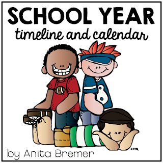 School year timeline and calendar- a great keepsake to record their school year!