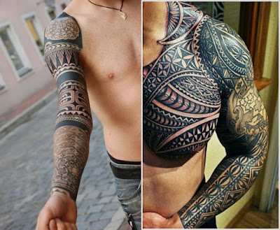 polynesian-sleeve-tattoo-for-men-1