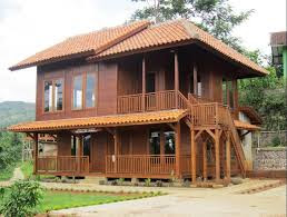 Minimalist 2-storey Wooden House Design