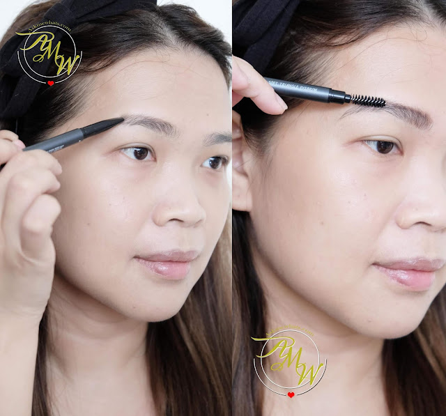 a photo of Coringco Soft Triangle Eyebrow Pencil Review by Nikki Tiu of askmewhats.com