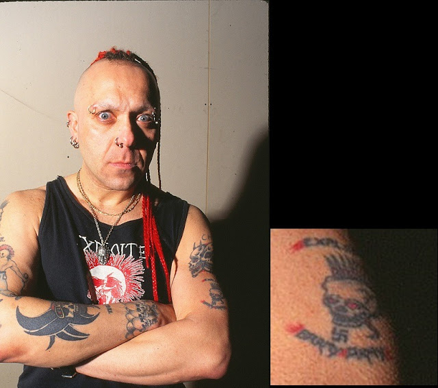 Wattie Buchan nazi tattoo (The Exploited) #PMRC PunkMetalRap.com