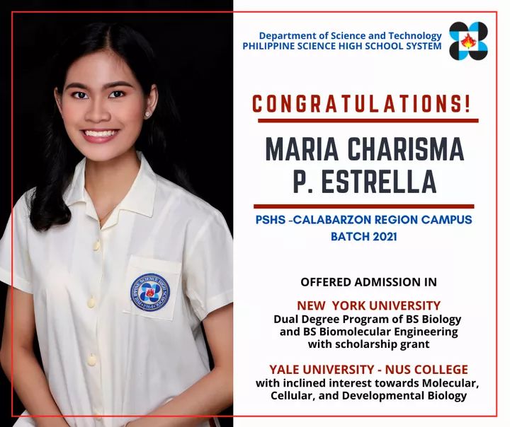 Maria Charisma Estrella of Cavite