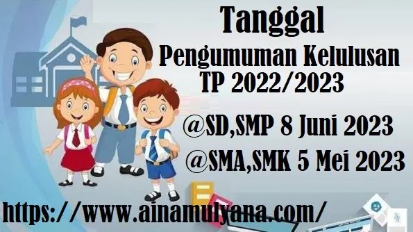 Kapan Tanggal Pengumuman Kelulusan Siswa SD SMP SMA SMK Tahun 2023