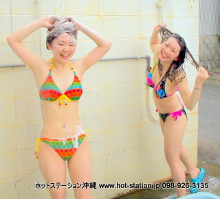 沖縄ダイビング　施設利用　シャワー
