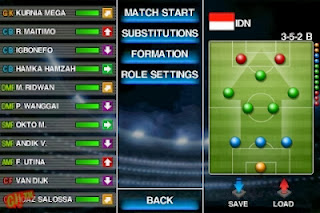 Tampilan PES 2012 Android 3