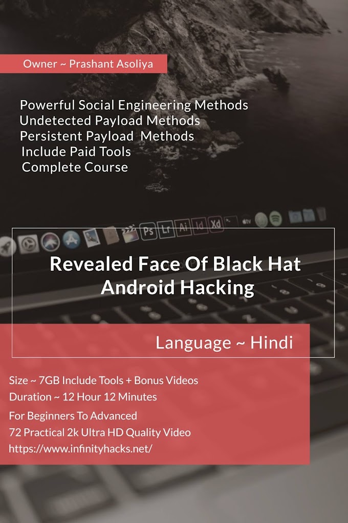 ( REVEALED ) FACE OF BLACK HAT ANDROID HACKING COMPLETE COURSE
