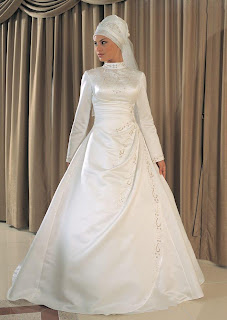 trend fashion gaun pengantin muslimah wedding dress hijab 