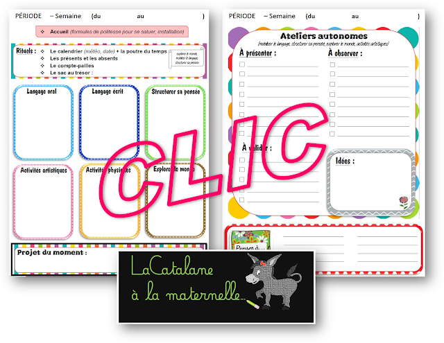 Cahier journal version couleurs (LaCatalane)