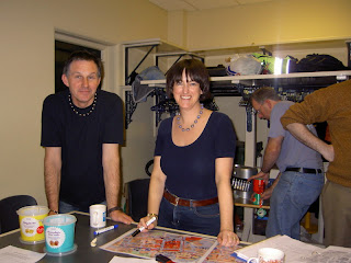 Oxford Oxfam Group Haiti DEC street colelction 2010: picture of OOG volunteers at the collection HQ in the Oxford Town Hall