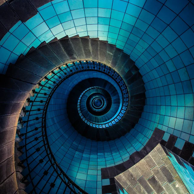 Spiral Stairs Staircase Geometric Architecture