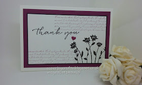 paperjay Crafts, Background Bits, Rich Razzleberry, Thank You Cards
