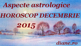 Aspecte astrologice în horoscopul decembrie 2015 