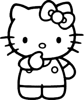  Kitty Coloring Sheets on Hello Kitty Pictures  Hello Kitty Coloring Pages