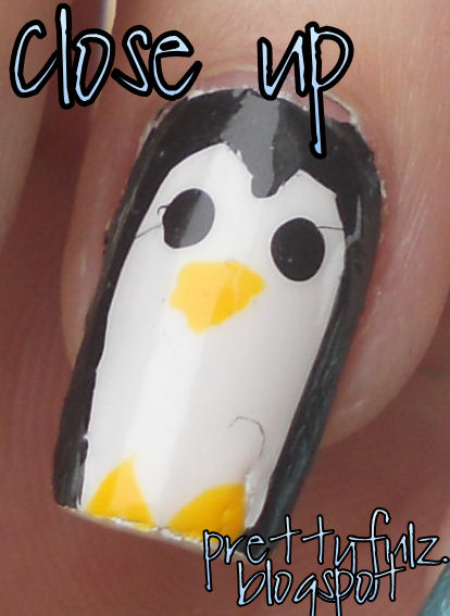Penguin Nail Art Designs