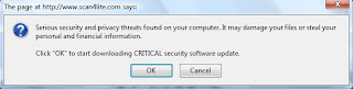 scan4lite.com Fake Security Warning Message