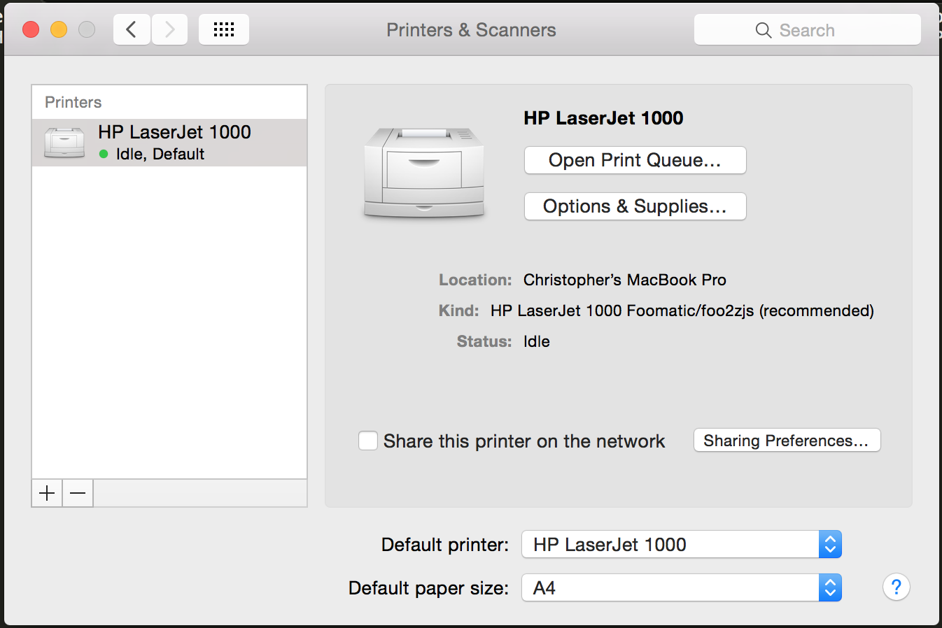 Domeheid How To Install An Hp Laserjet 1000 Series Printer On A Mac